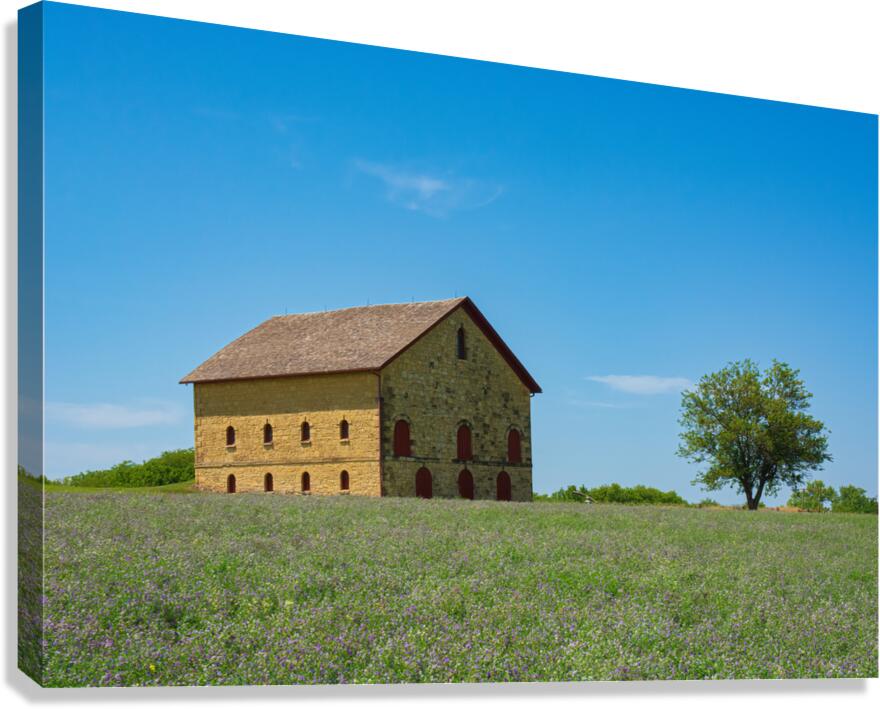 Filley Stone Barn and Alfalfa Field