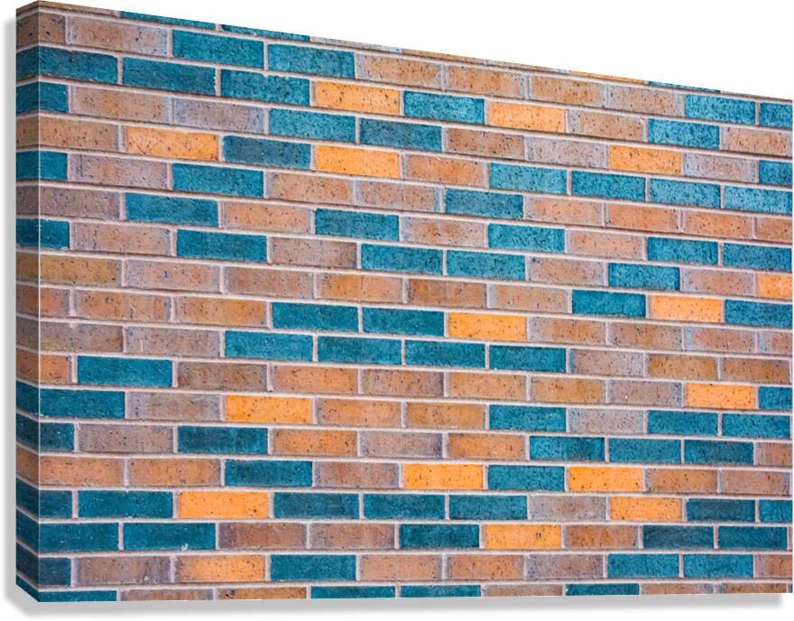 A Colorful Brick Wall