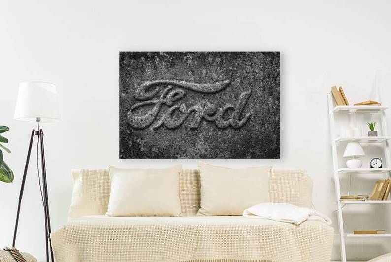 Grungy Ford B&W by Prairie Wind Imagery