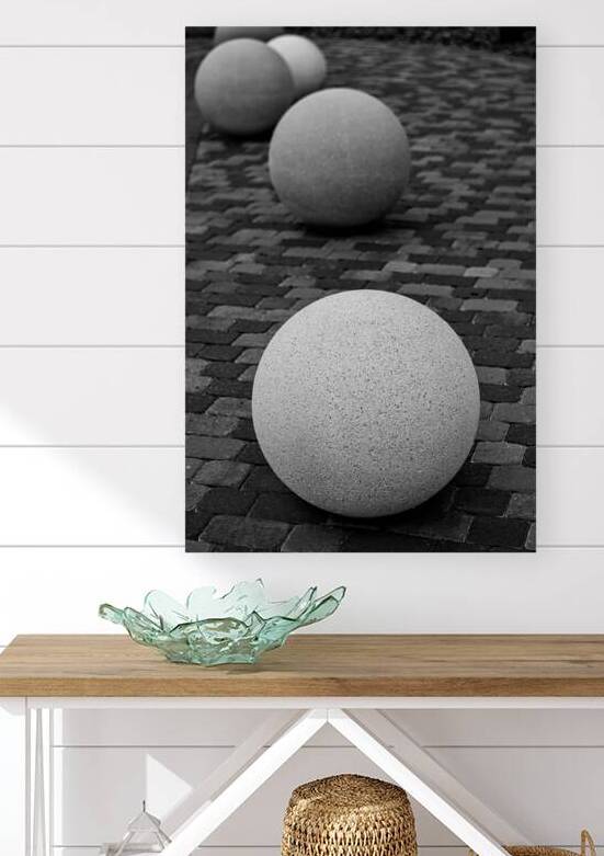 Giant Marbles in B&W by Prairie Wind Imagery