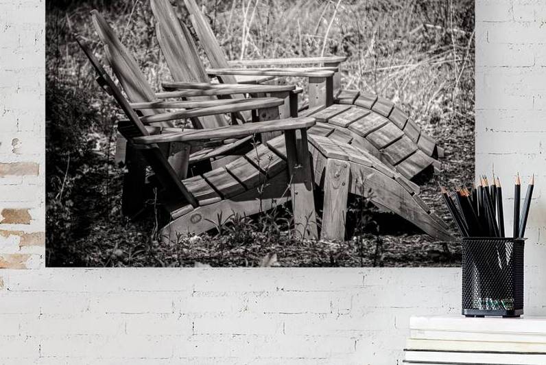 Shady Rest B&W by Prairie Wind Imagery