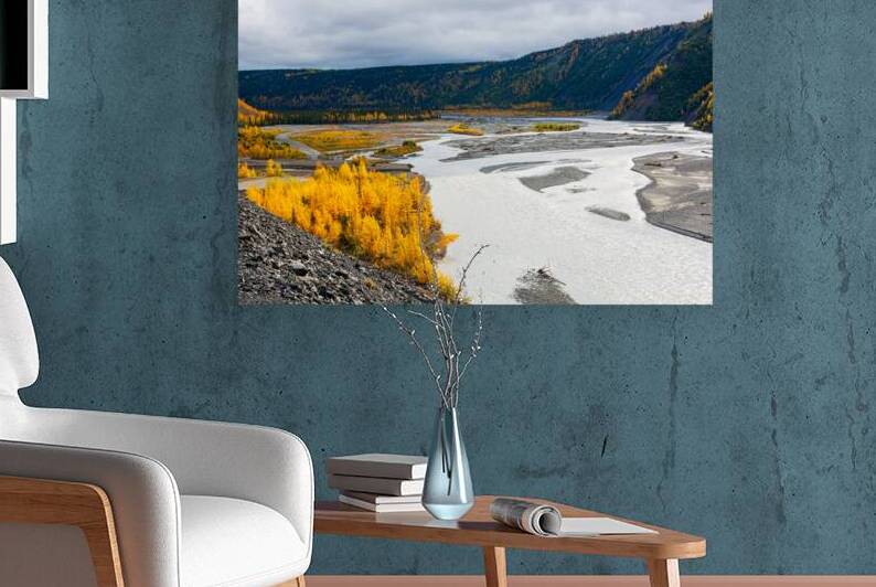 Braided Alaskan River by Prairie Wind Imagery