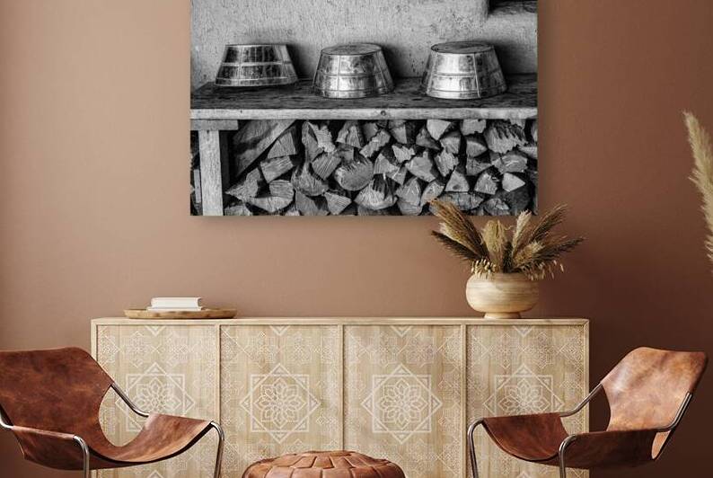Three Tubs B W by Prairie Wind Imagery