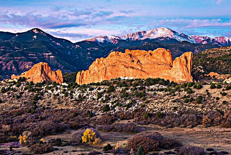 Colorado Garden Of The Gods With Pikes Peak by Prairie Wind Imagery