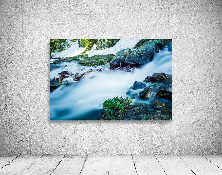 Small Stream From Snow Melt In Rocky Mountain National Park Colo Wall Preview