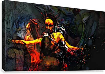 The Sanguin Witcher... Canvas Print