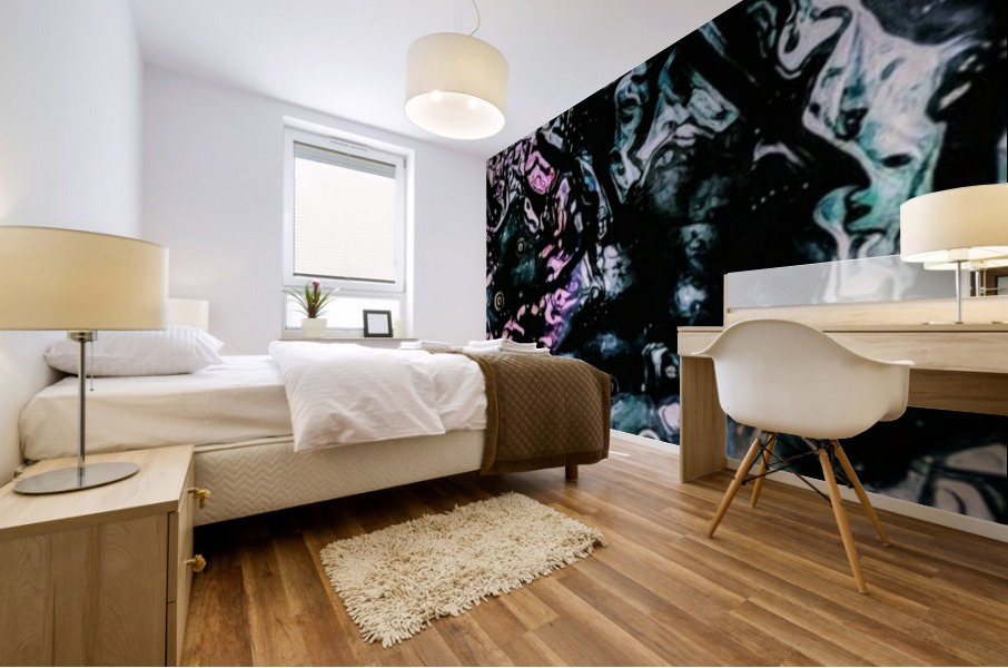 The badlands Mural print