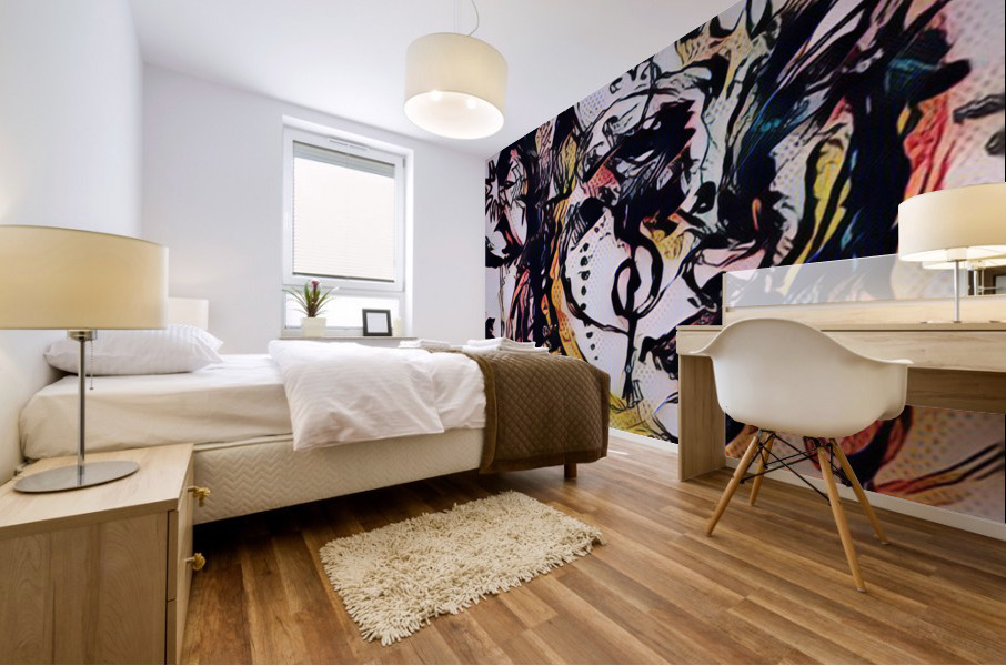 Eyes unclouded Mural print