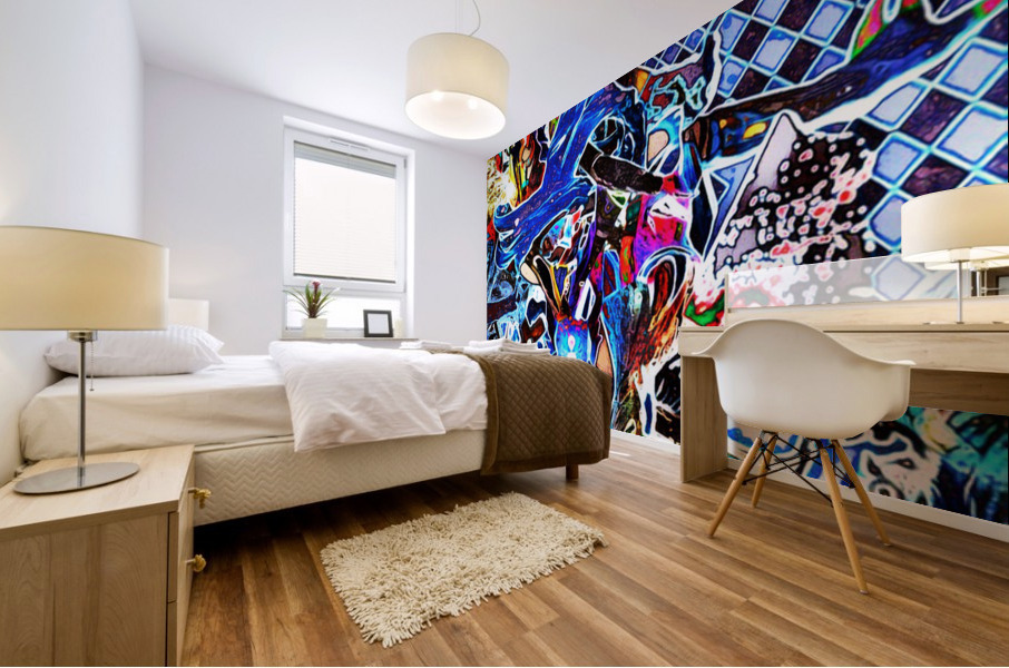 Mashups Mural print