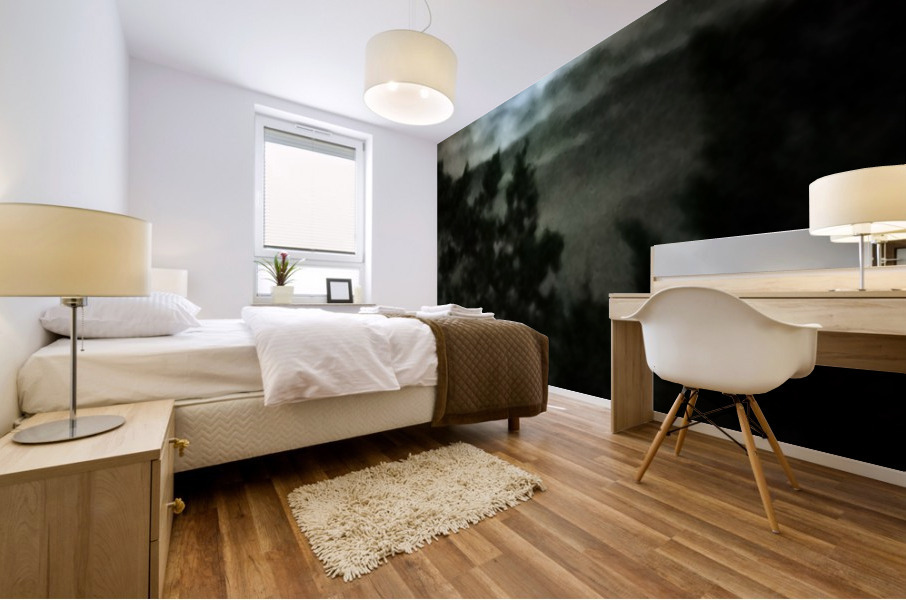 One sleepless night Mural print