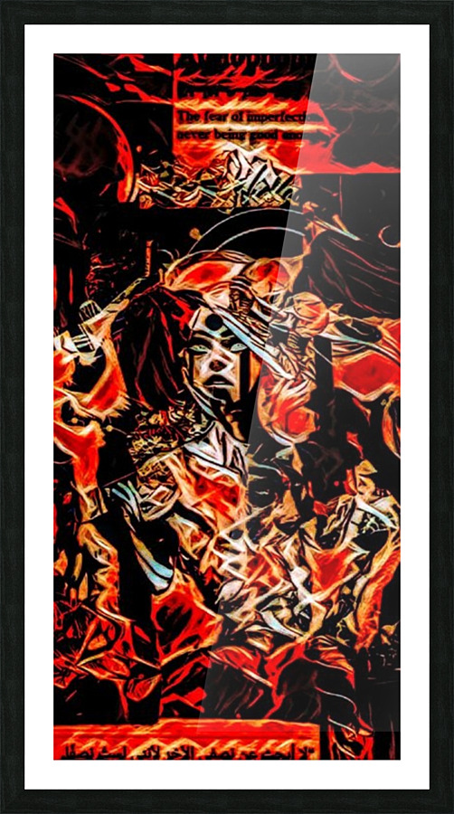 Atelophobia Picture Frame print