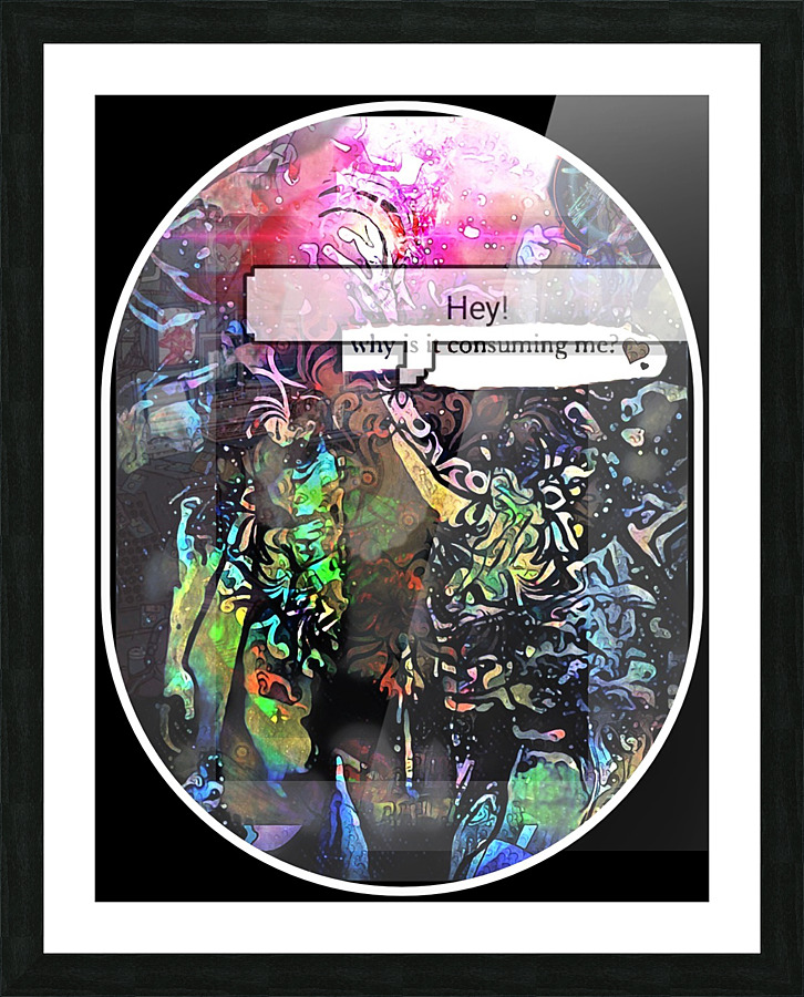 The orb Picture Frame print