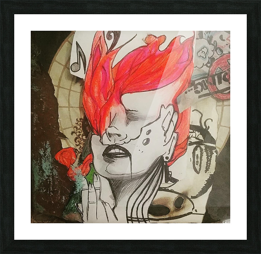 Rock the arts Picture Frame print