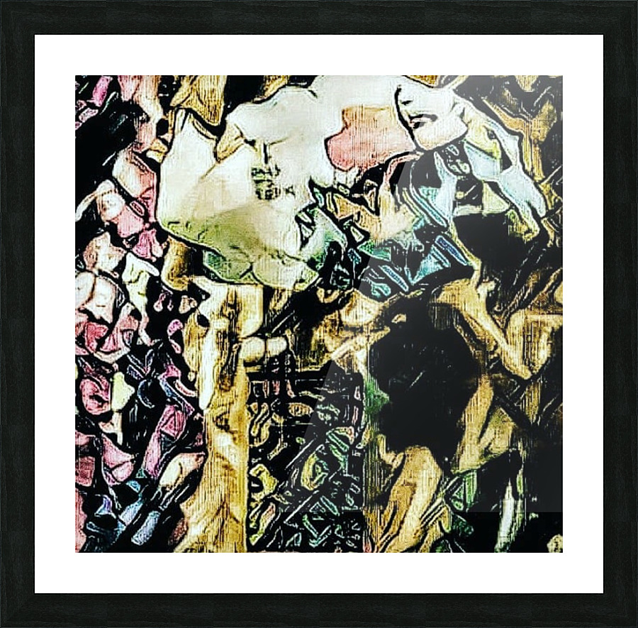 Deconstructive Criticism Picture Frame print