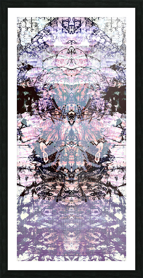 Technicolored Rotoscoping Magic  Picture Frame print
