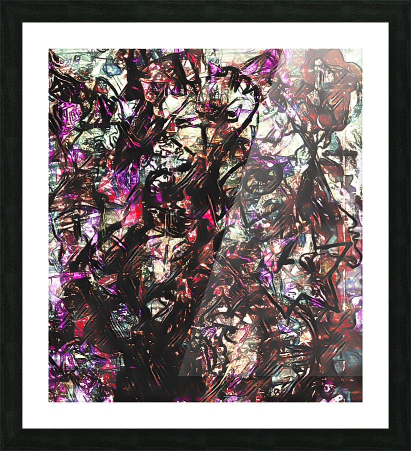 Fragmented reality Picture Frame print