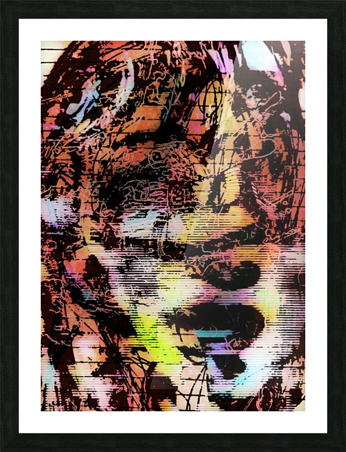 White Noise Picture Frame print