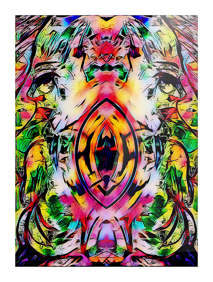 Crown Chakra Picture Frame print