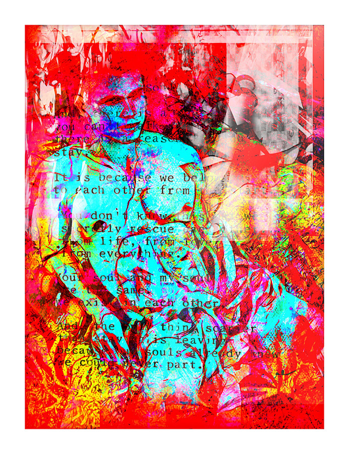 Souls do not part Picture Frame print