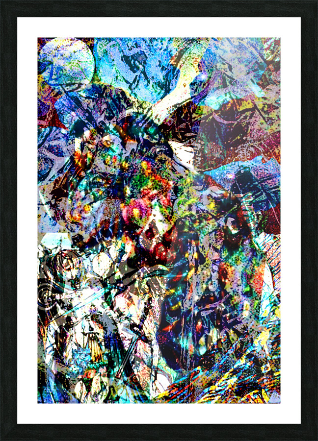 Blooming infestation Picture Frame print