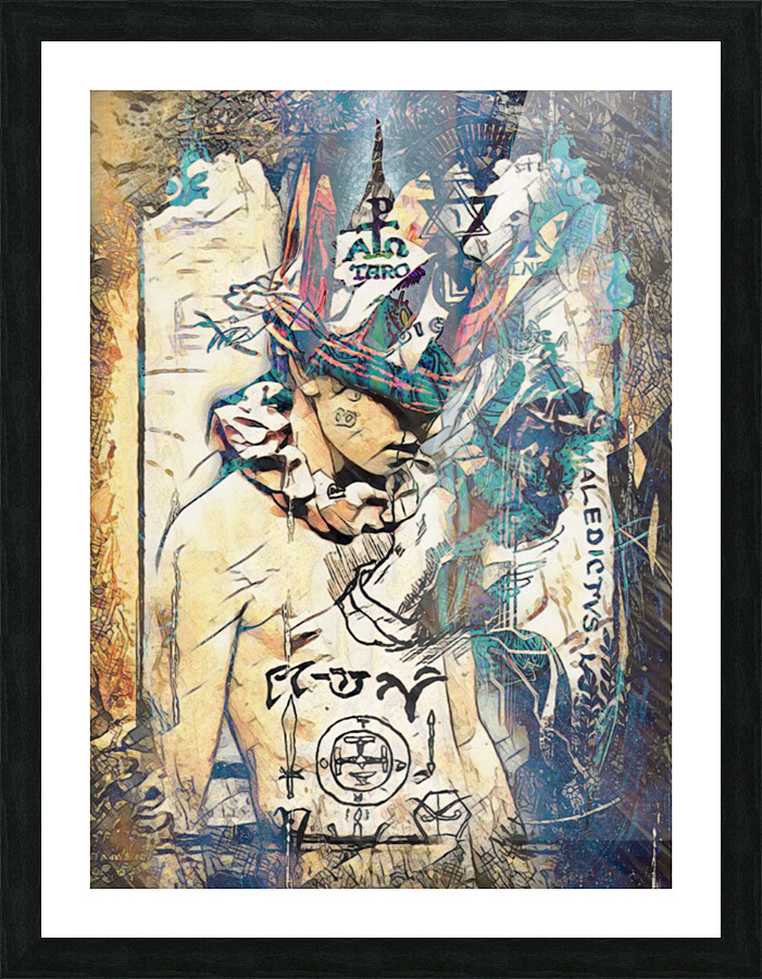 King Paimon Picture Frame print