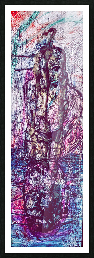 Warped Reflections Picture Frame print