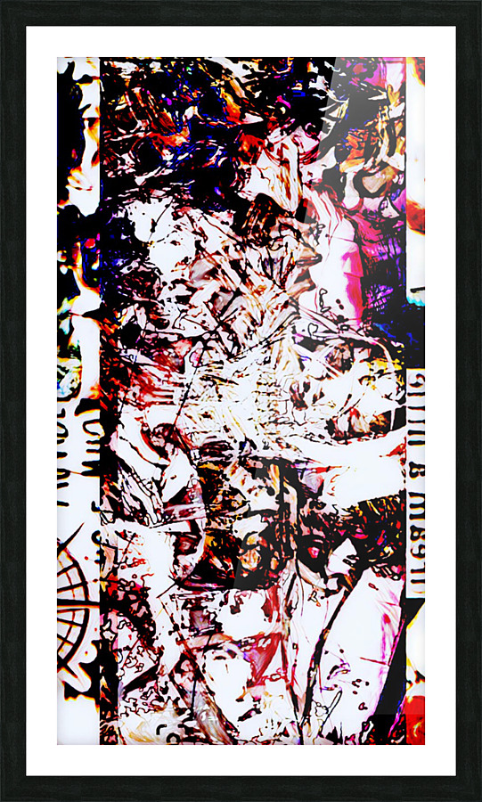M.I.S.S.I.N.G. Picture Frame print