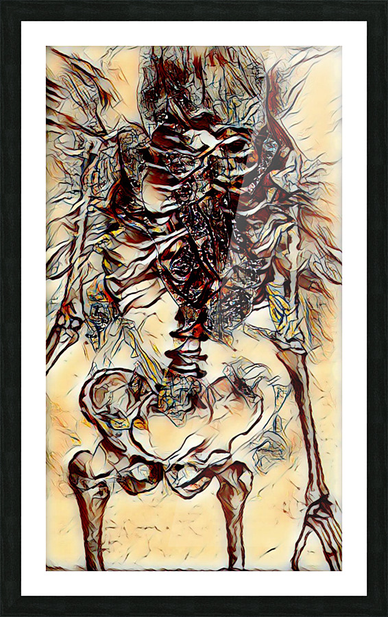 Heart in yearning Picture Frame print