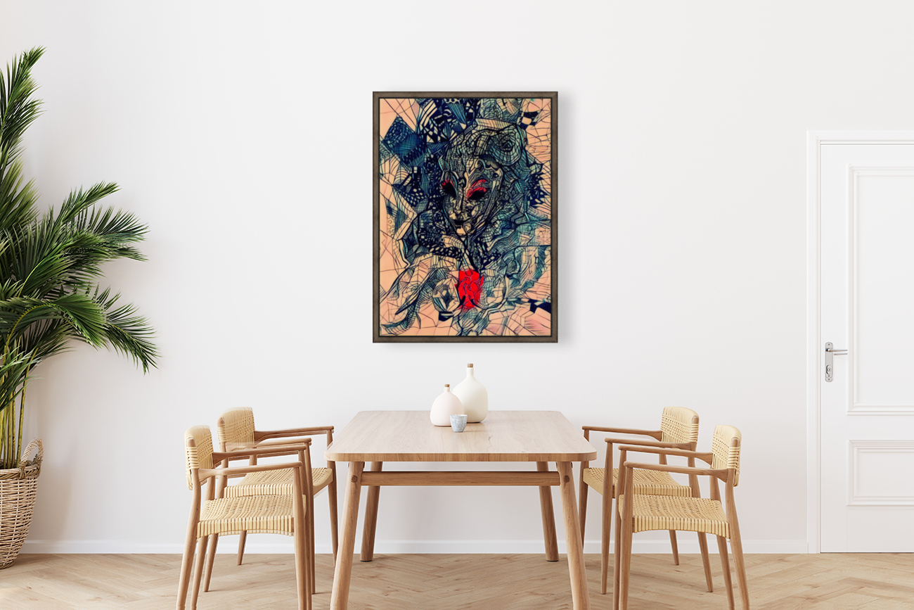 Broken hearts & Painted faces Reproduction