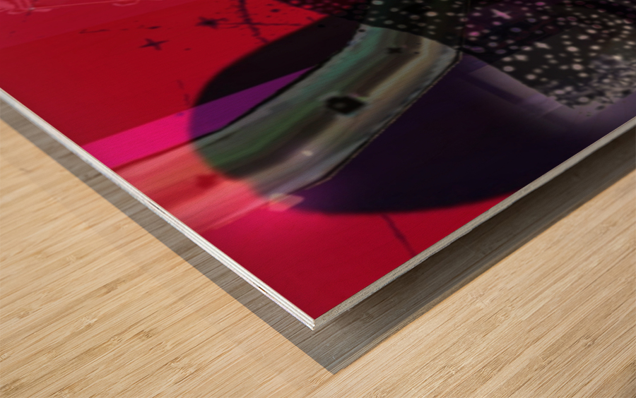 Love u Wood print