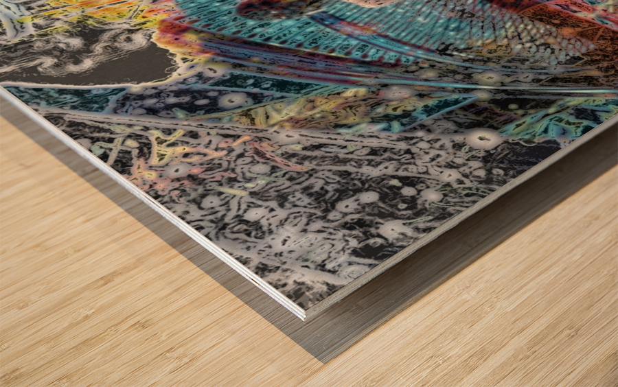 Oceanic Symphony Wood print