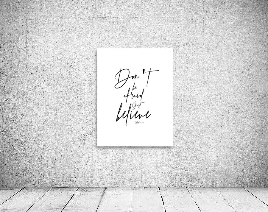 Bible Verse Mark 5:36 Wall Preview