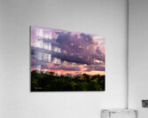 Purple Sunset Glow Acrylic Print