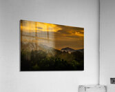 Misty Sunset Acrylic Print