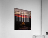 Blood Red Sunset Acrylic Print