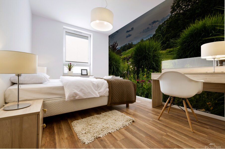 Wild Flower Delight Mural print