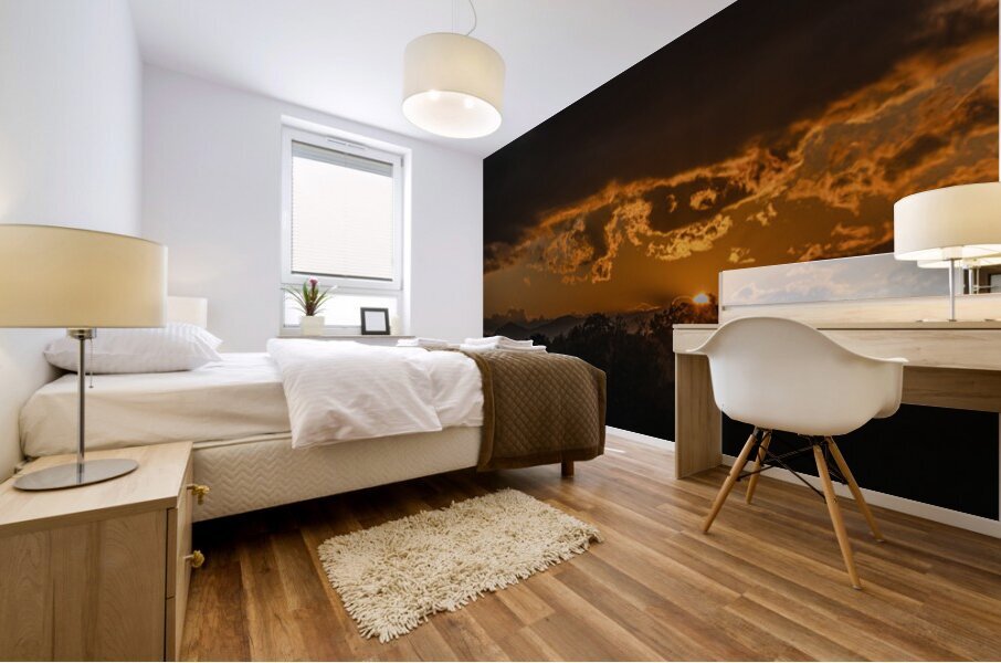 Golden Light Mural print