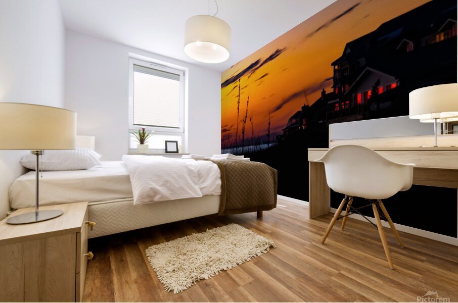 Sunset Reflection Mural print