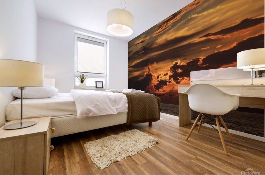 Gulf Sunset Mural print