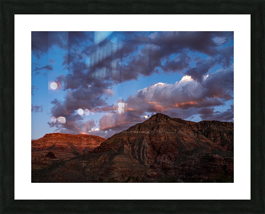 Virgin River Gorge Sunset  Picture Frame print