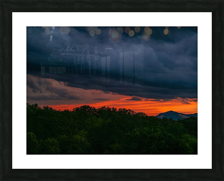 Sunset After The Storm Picture Frame print