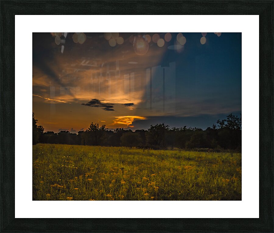 Strange Sunset Picture Frame print