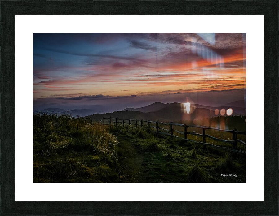 Max Patch Path Picture Frame print