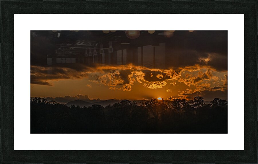Golden Light Picture Frame print