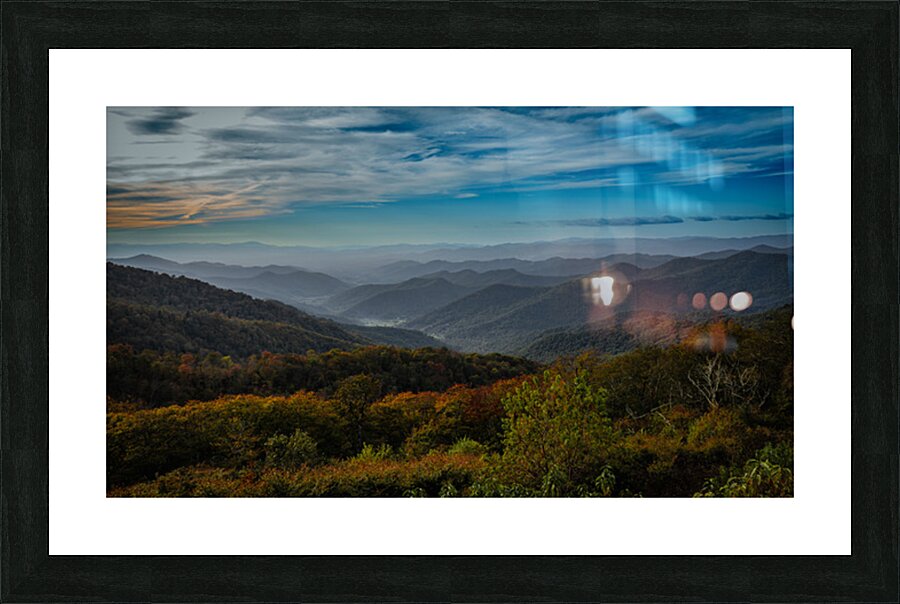 Valley From BRP Picture Frame print