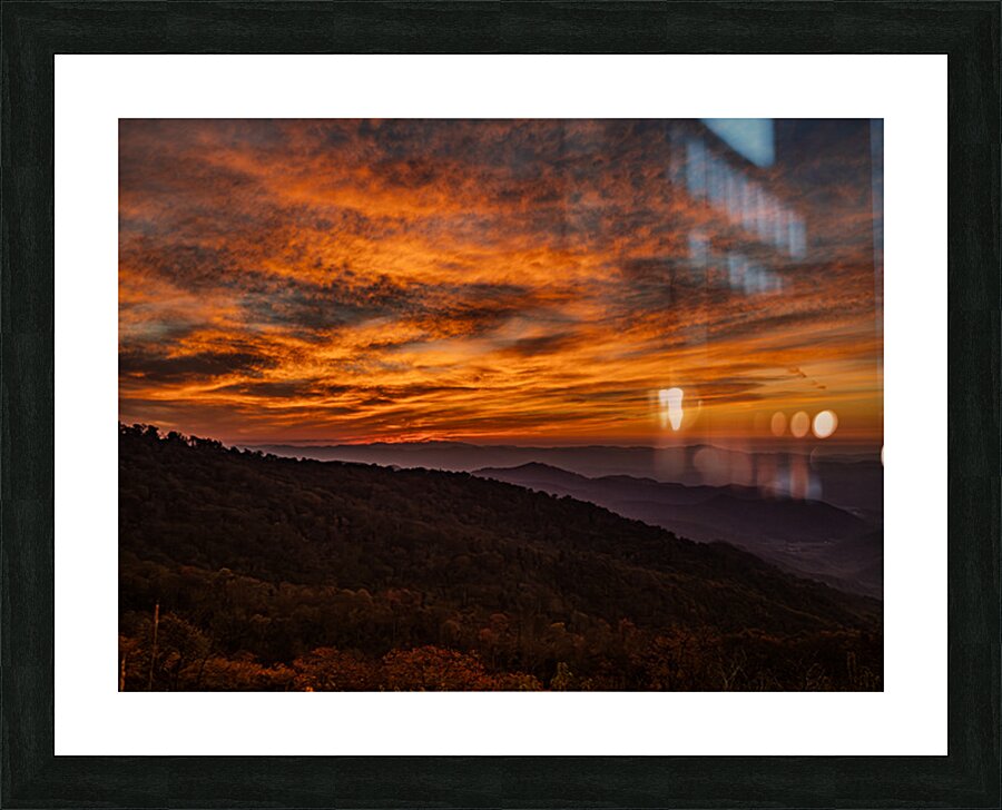 BRP Sunset Picture Frame print