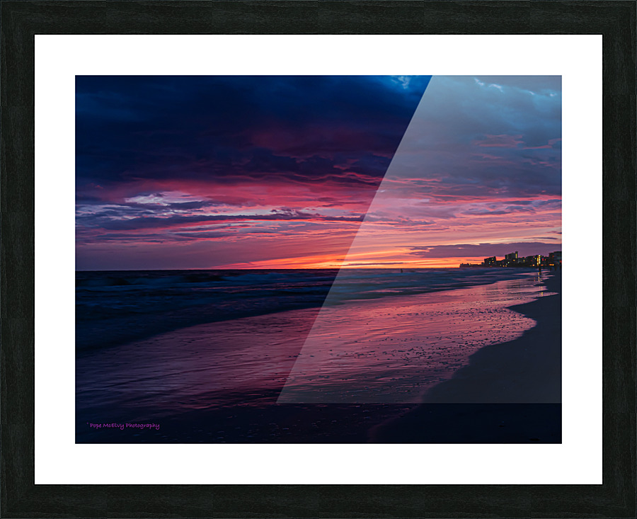 St. Pete Sunset Picture Frame print