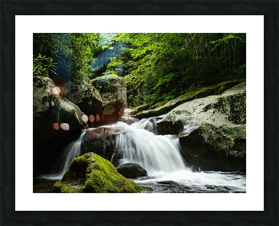 Rocky Fork Waterfall Picture Frame print