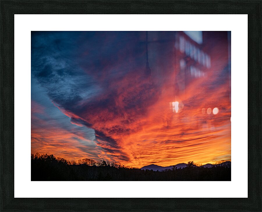 Sunset Explosion Picture Frame print