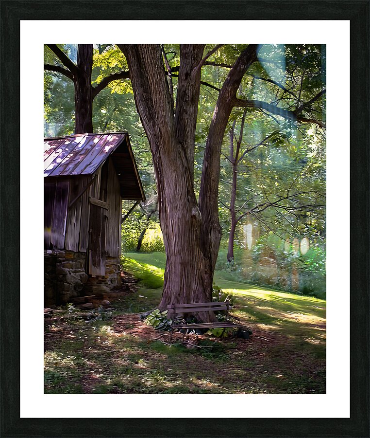 Old Spring House Picture Frame print